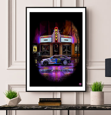 Ken Block Ford Escort RS Cosworth print - Fueled.art