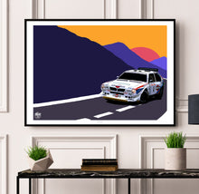 Load image into Gallery viewer, Lancia Delta S4 print - Fueled.art
