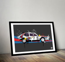 Load image into Gallery viewer, Lancia Delta S4 print - Fueled.art
