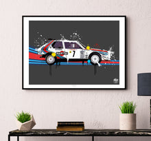 Load image into Gallery viewer, Lancia Delta S4 print - Fueled.art
