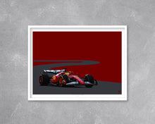Load image into Gallery viewer, Lewis Hamilton 2025 Ferrari SF-25 F1 Print - Fueled.art
