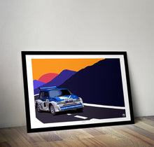 画像をギャラリービューアに読み込む, MG Metro 6R4 Group B print - Fueled.art
