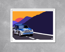 Load image into Gallery viewer, MG Metro 6R4 Group B print - Fueled.art
