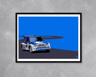 MG Metro 6R4 Group B print - Fueled.art