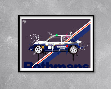 MG Metro 6R4 Group B print - Fueled.art