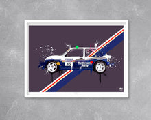 Load image into Gallery viewer, MG Metro 6R4 Group B print - Fueled.art
