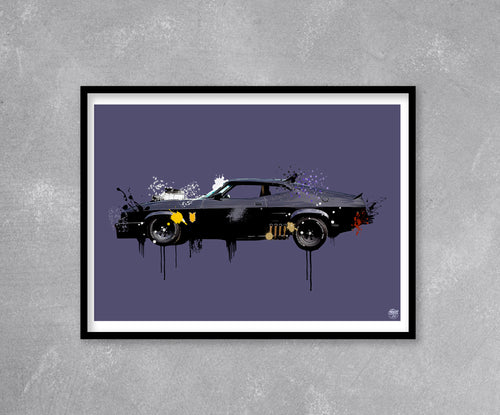 Mad Max Ford Falcon print - Fueled.art