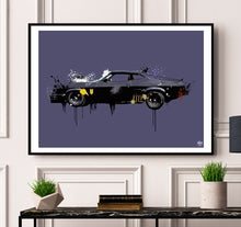 Cargar imagen en el visor de la galería, Mad Max Ford Falcon print - Fueled.art
