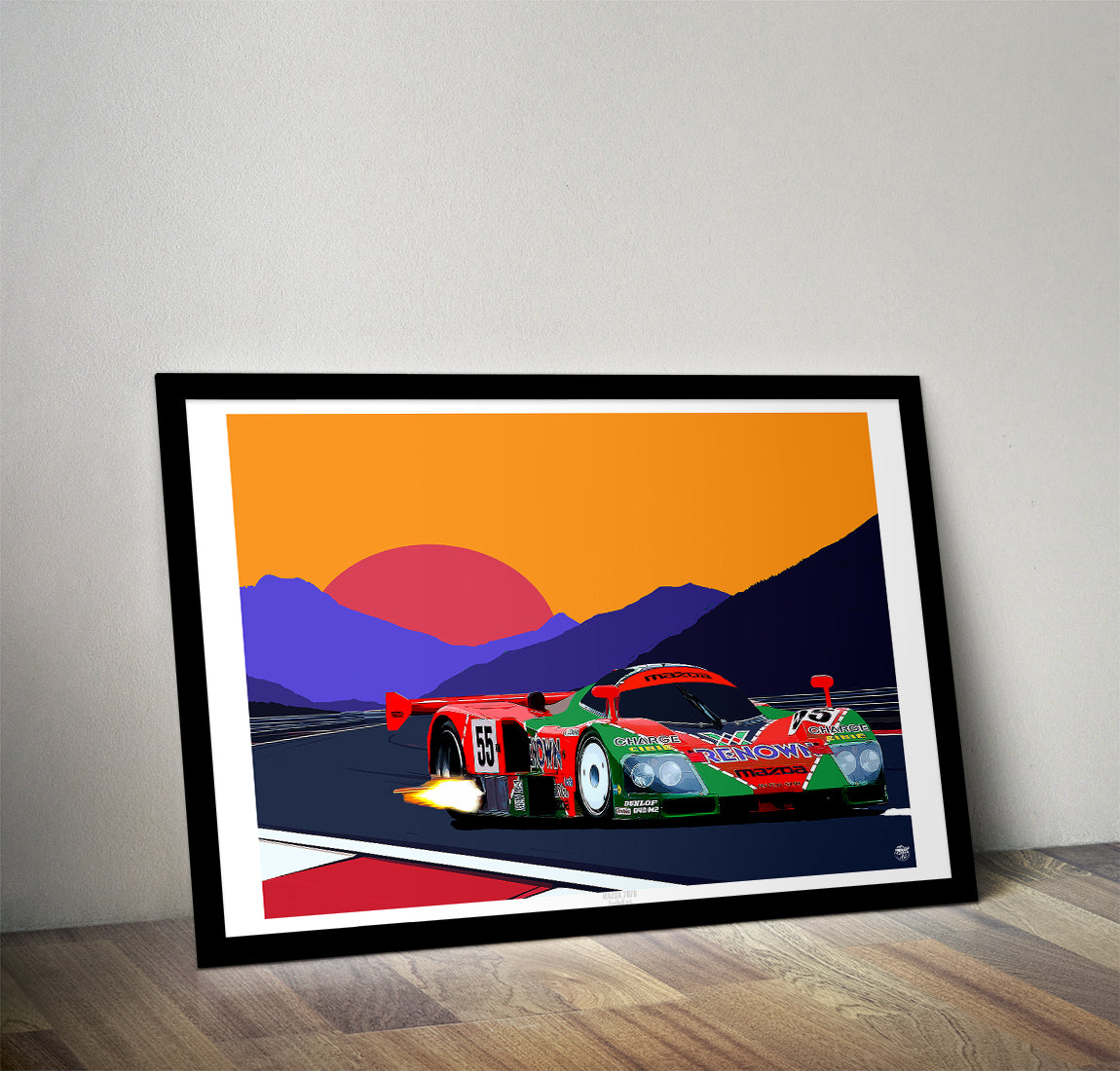 Mazda 787B 1991 Print - Fueled.art