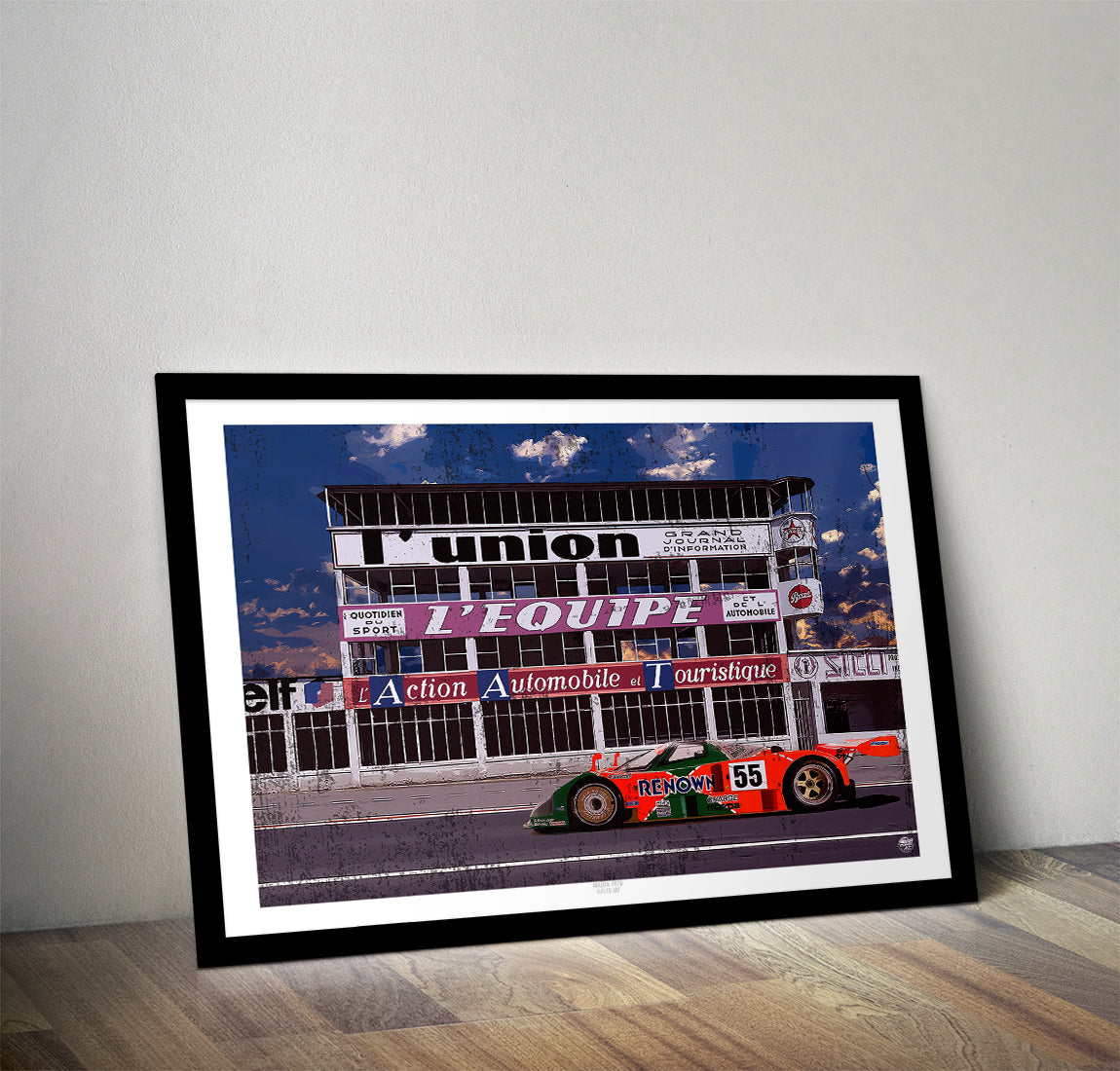 1991 Mazda 787B Reims Gueux Print - Fueled.art