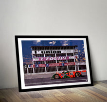Load image into Gallery viewer, 1991 Mazda 787B Reims Gueux Print - Fueled.art
