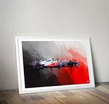 Carica l&#39;immagine nel visualizzatore di Gallery, Jenson Button 2011 McLaren MP4-26 F1 Print - Fueled.art
