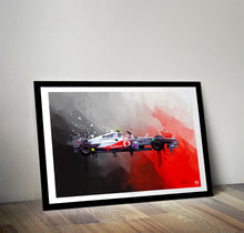 Carica l&#39;immagine nel visualizzatore di Gallery, Jenson Button 2011 McLaren MP4-26 F1 Print - Fueled.art
