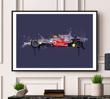 Cargar imagen en el visor de la galería, Lewis Hamilton 2008 McLaren F1 Print - Fueled.art
