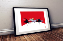 Cargar imagen en el visor de la galería, Ayrton Senna McLaren MP4/4 F1 print by Fueled.art
