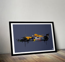 Cargar imagen en el visor de la galería, Nigel Mansell Williams F1 print - Fueled.art
