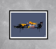 Load image into Gallery viewer, Nigel Mansell Williams F1 print - Fueled.art
