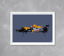 画像をギャラリービューアに読み込む, Nigel Mansell Williams F1 print - Fueled.art
