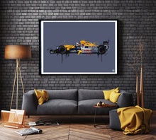 Cargar imagen en el visor de la galería, Nigel Mansell Williams F1 print - Fueled.art
