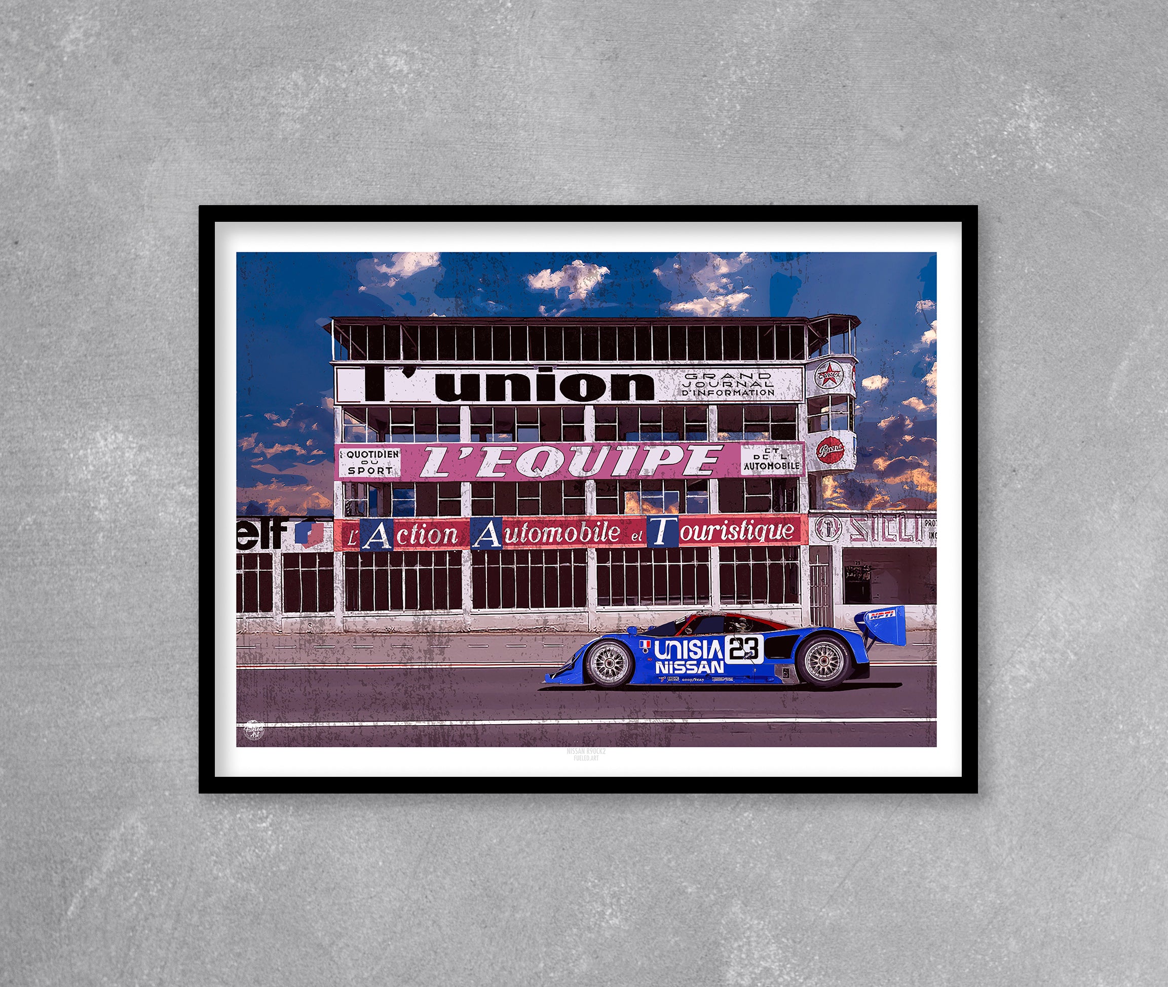 Nissan R90CK Reims Gueux Print - Fueled.art
