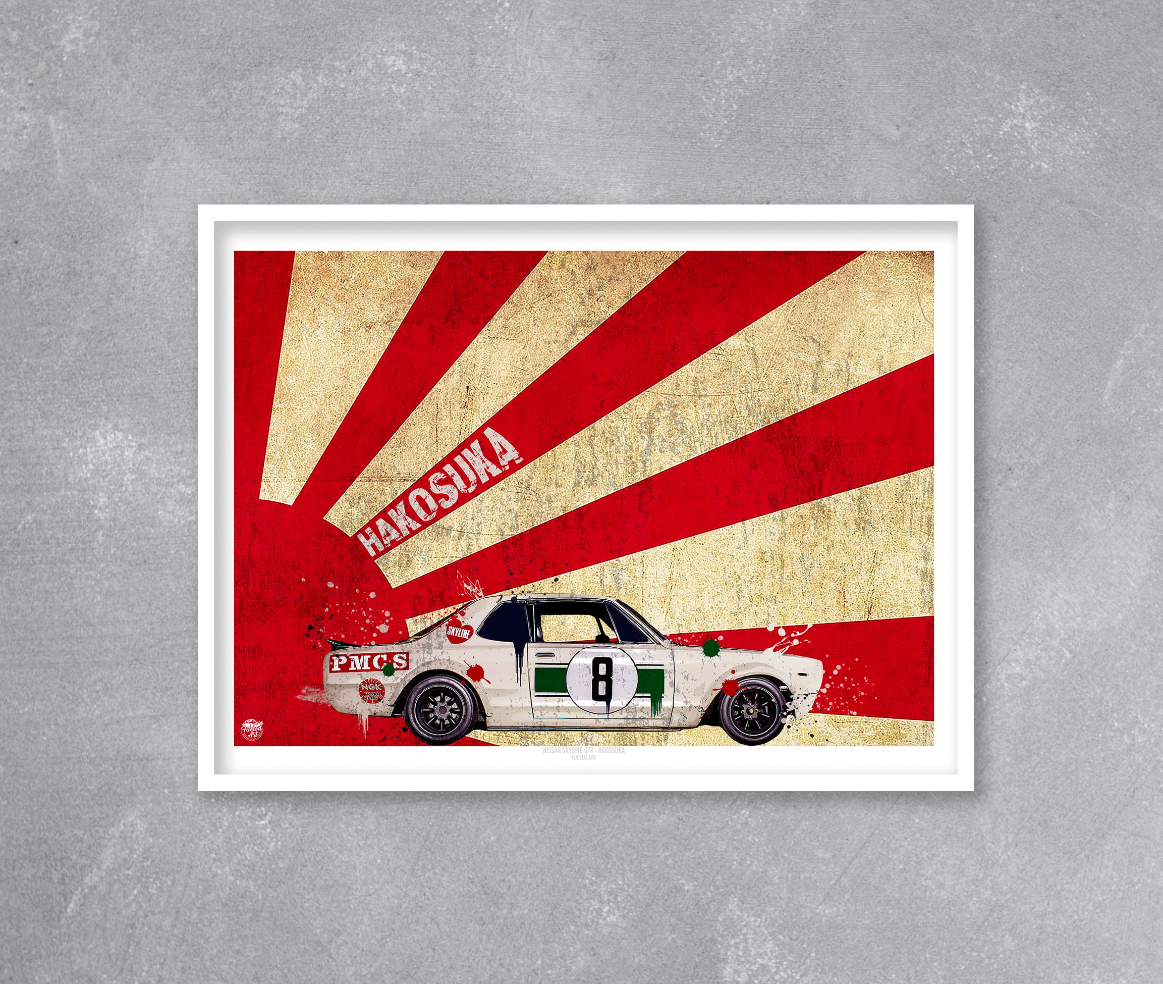 Nissan Skyline R29 GTR Hakosuka Print - Fueled.art