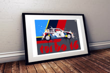 Load image into Gallery viewer, Peugeot 205 T16 print - Fueled.art
