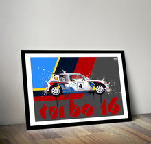 Load image into Gallery viewer, Peugeot 205 T16 print - Fueled.art
