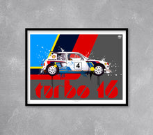 Load image into Gallery viewer, Peugeot 205 T16 print - Fueled.art
