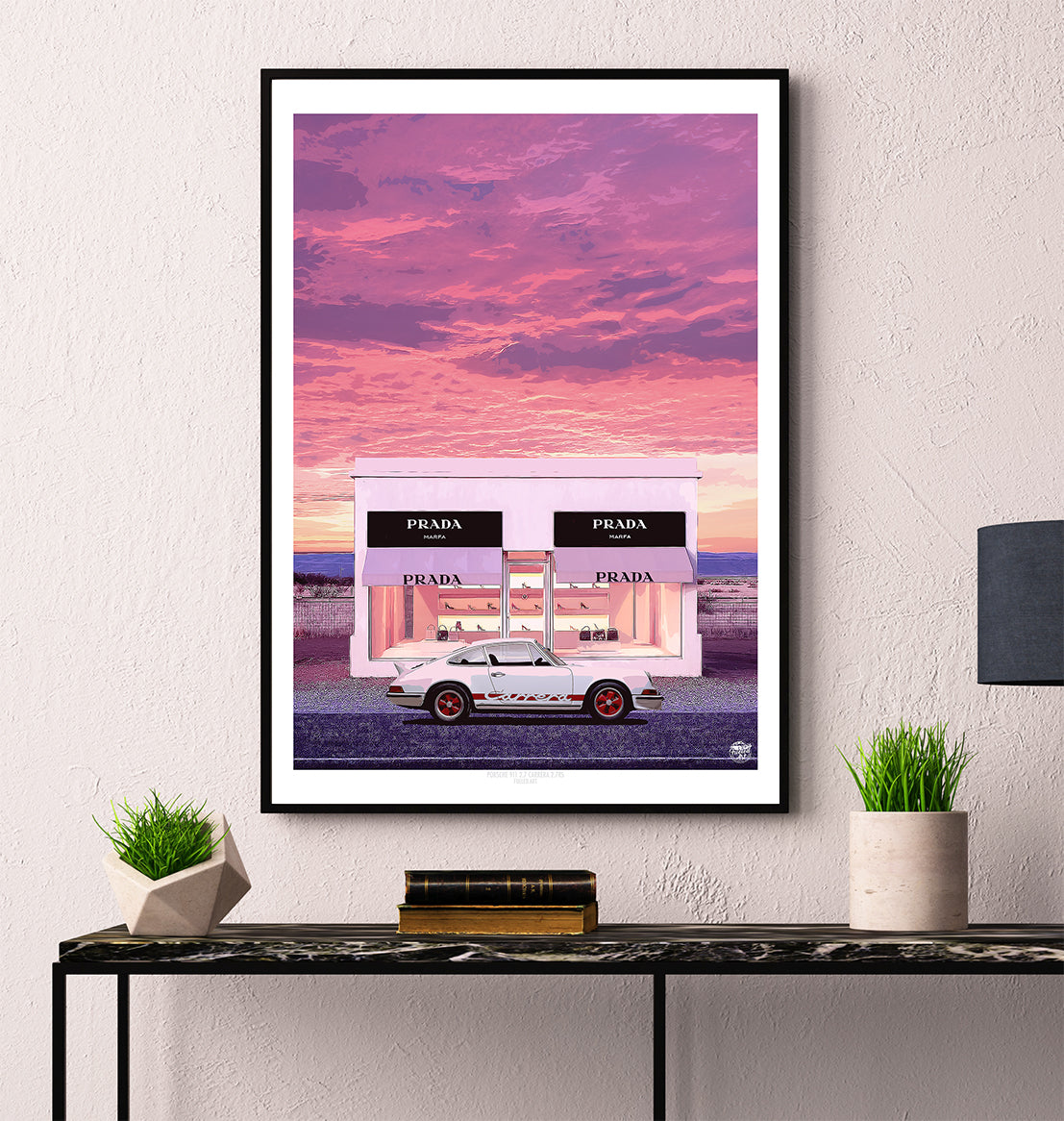 Porsche 911 Carrera 2.7 RS Print - Fueled.art