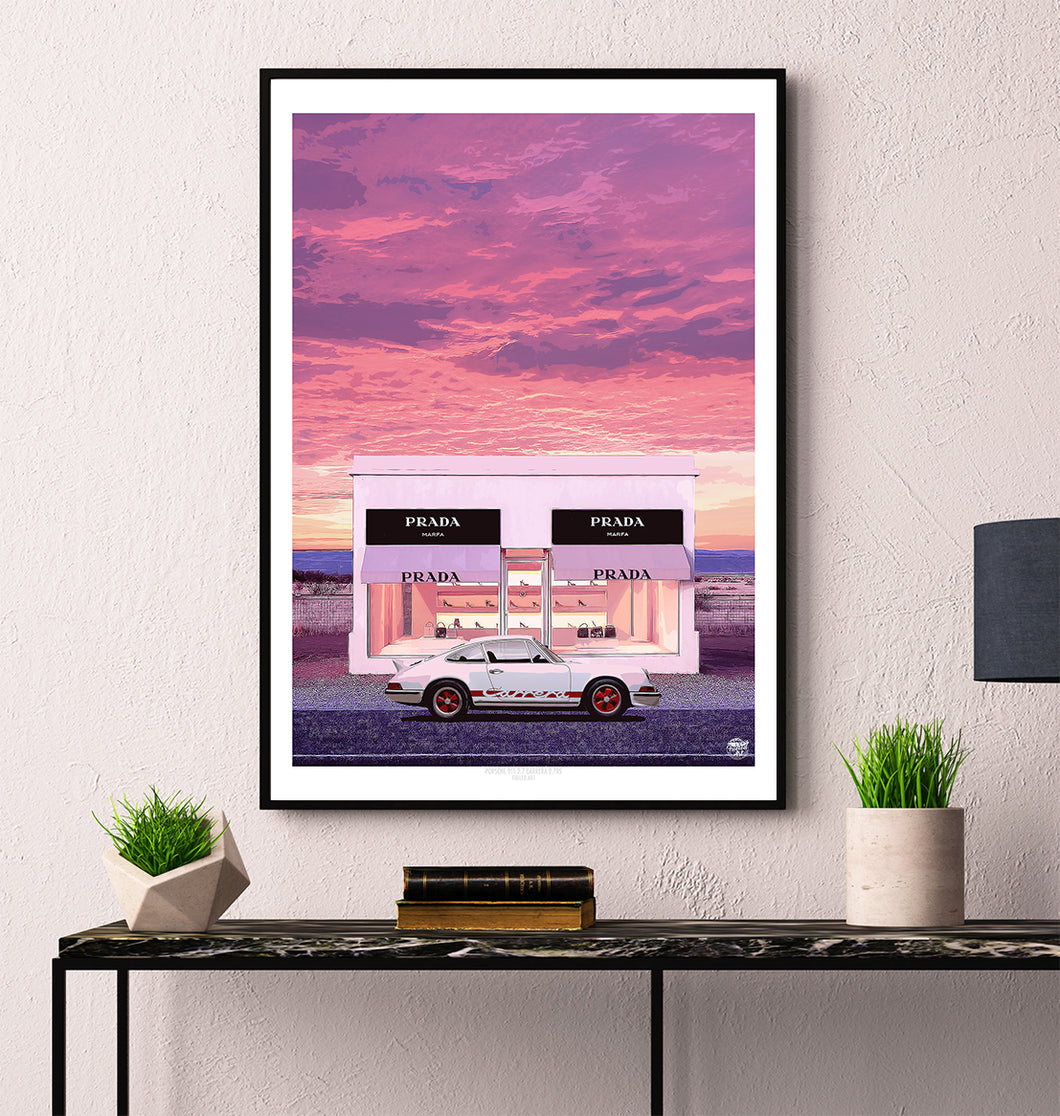 Porsche 911 Carrera 2.7 RS Print - Fueled.art