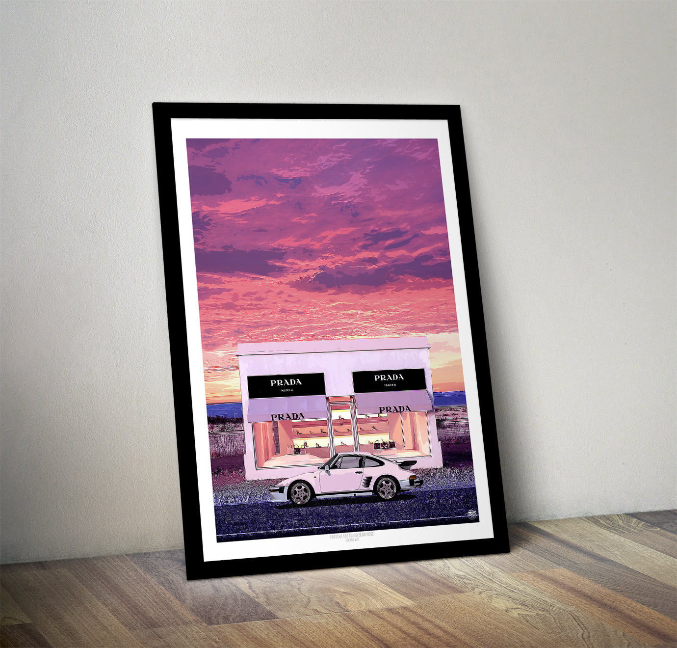 Porsche 911 930 Turbo Slantnose Print - Fueled.art