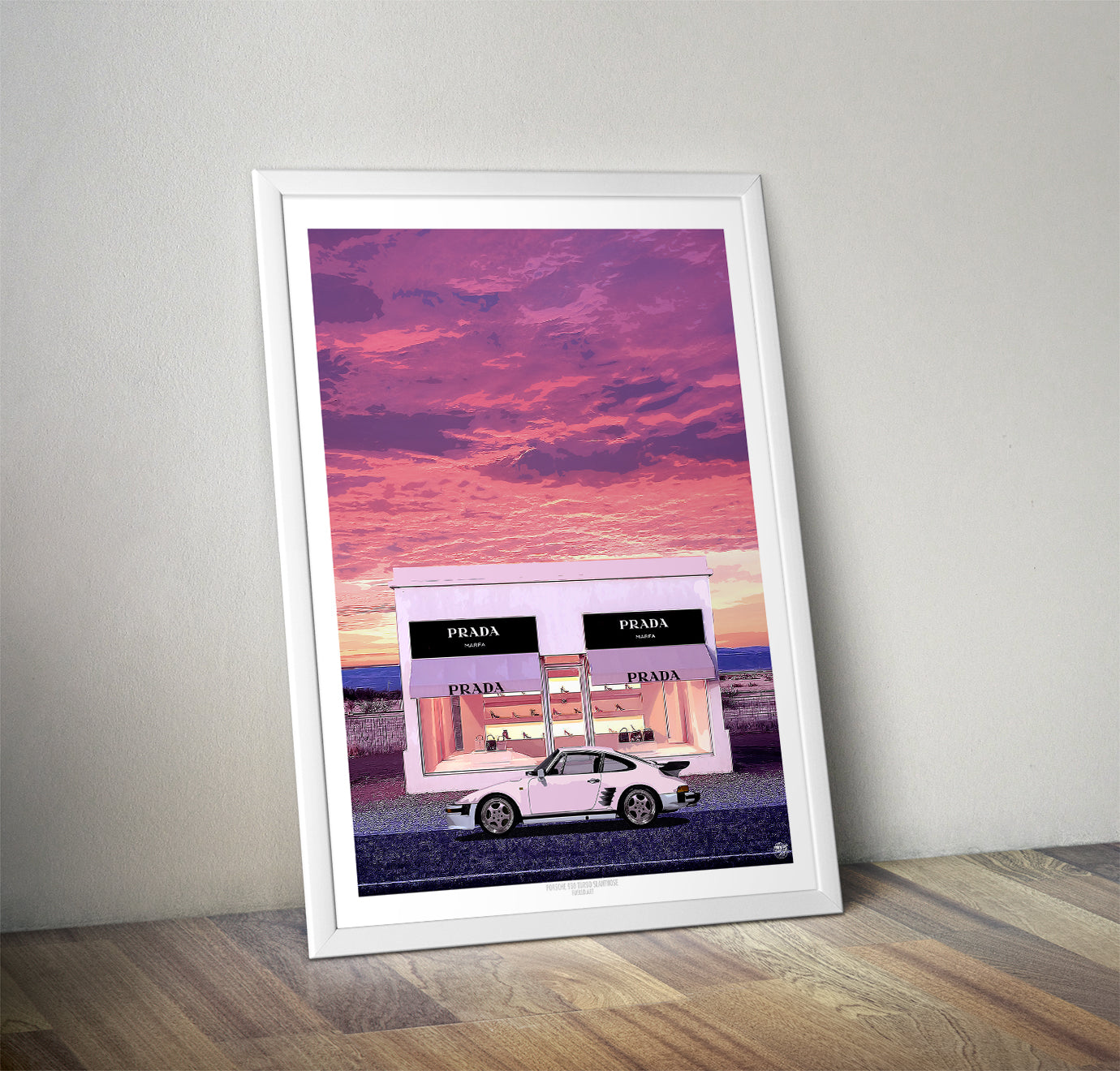 Porsche 911 930 Turbo Slantnose Print - Fueled.art
