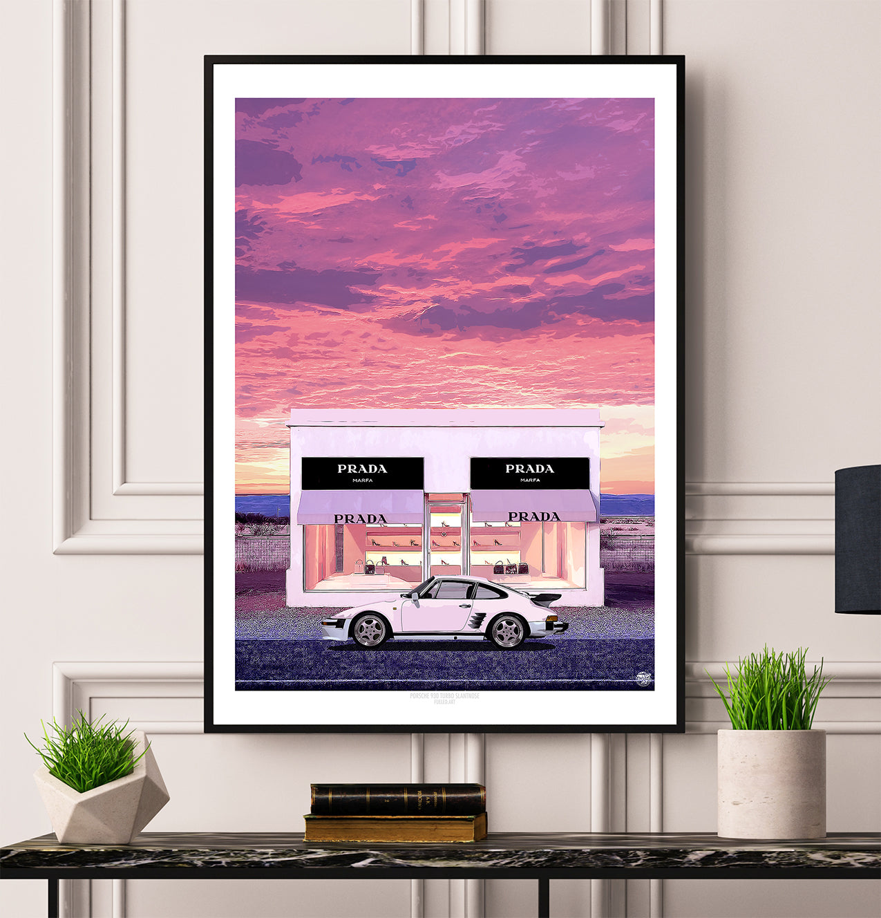 Porsche 911 930 Turbo Slantnose Print - Fueled.art