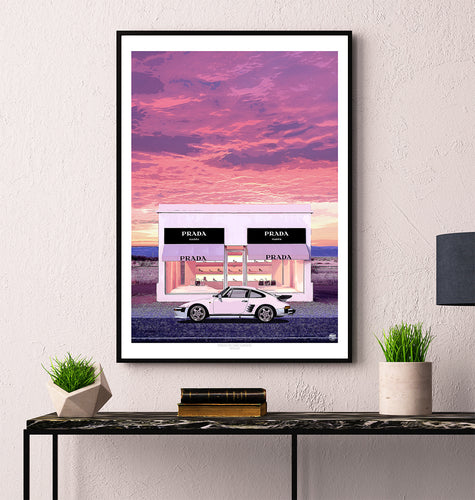 Porsche 911 930 Turbo Slantnose Print - Fueled.art