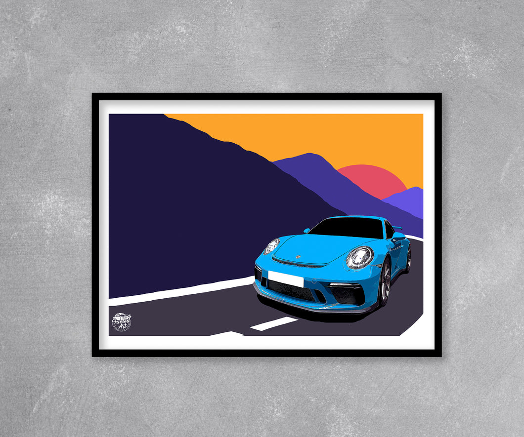 Porsche 911 991 GT3 Print - Fueled.art