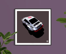 Load image into Gallery viewer, Porsche 911 SC 3.0 GR4 Lucky Strike print - Fueled.art

