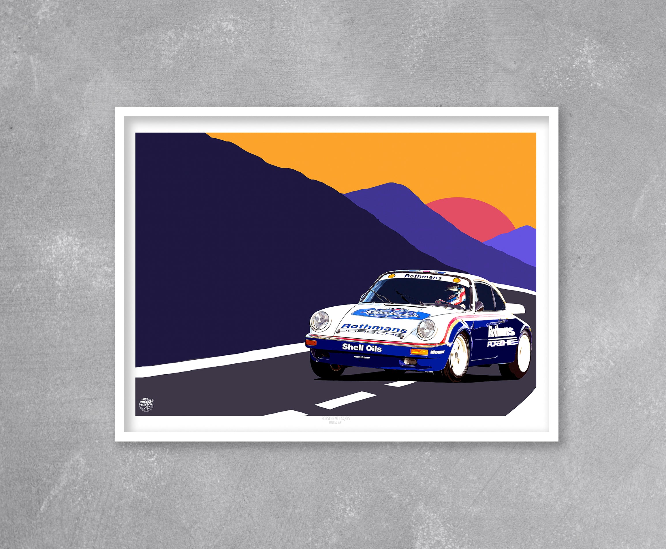 Porsche 911 SC/RS Group B Print - Fueled.art