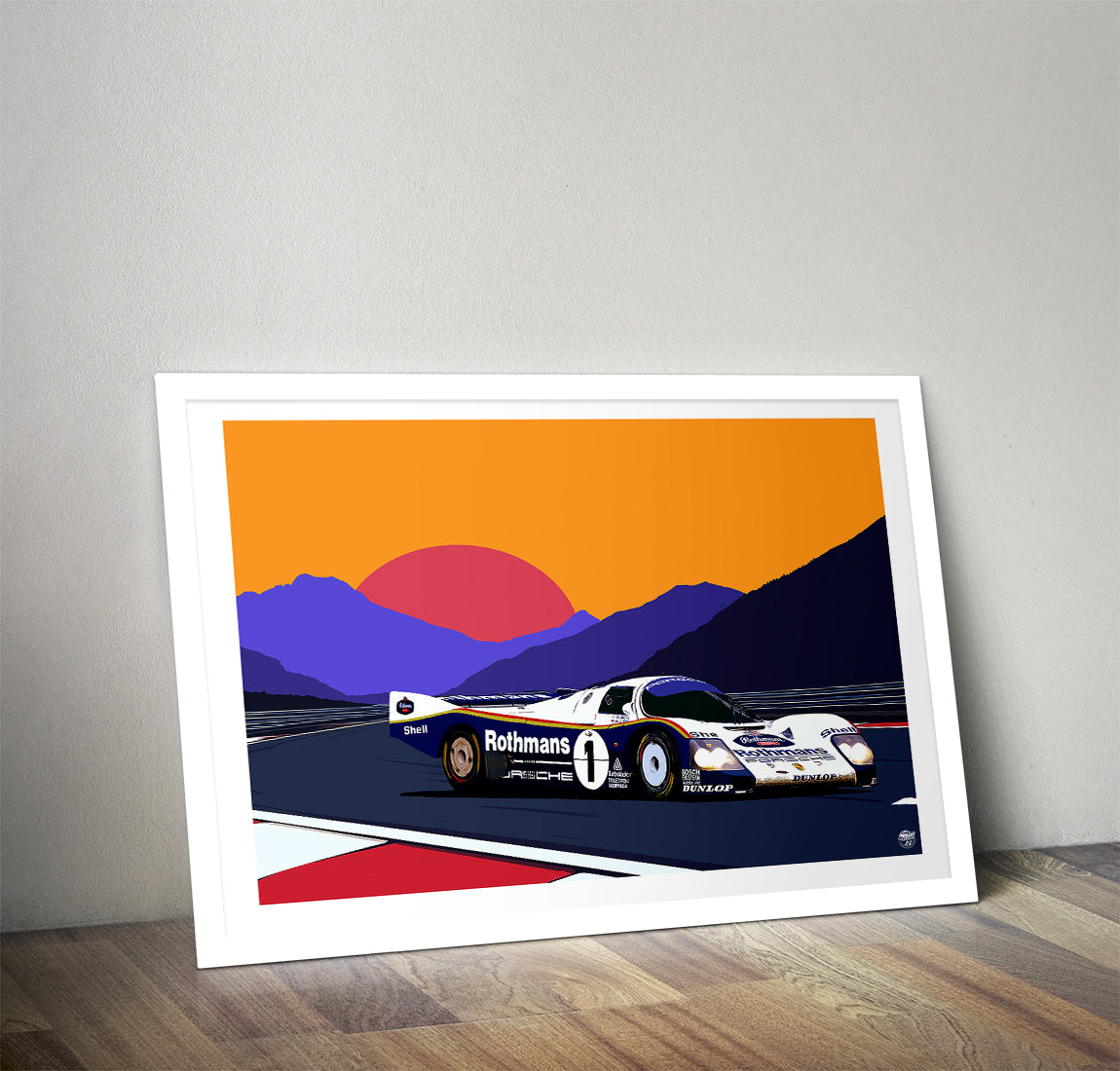Porsche 962C Le Mans 1986 Print - Fueled.art