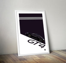 Cargar imagen en el visor de la galería, Porsche Cayman GT4 Print - Fueled.art

