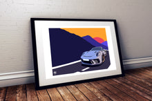 画像をギャラリービューアに読み込む, Porsche Cayman 718 GT4 RS Print - Fueled.art
