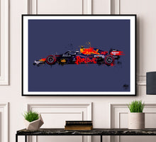 Load image into Gallery viewer, Max Verstappen Red Bull F1 Print - Fueled.art
