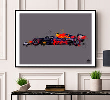 Load image into Gallery viewer, Max Verstappen Red Bull F1 Print - Fueled.art
