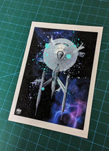 Load image into Gallery viewer, Star Trek USS Enterprise print - Fueled.art
