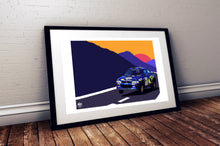 画像をギャラリービューアに読み込む, 1997 Subaru Impreza STI S3 - Colin McRae WRC Print - Fueled.art
