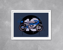 Load image into Gallery viewer, Barry Sheene 1971 Suzuki 125 RT67 Print - Fueled.art
