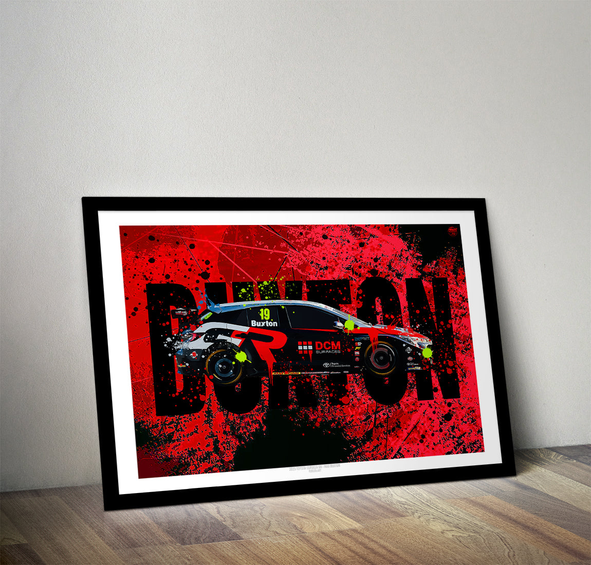 Max Buxton 2025 Toyota Corolla GR Sport BTCC Print - Fueled.art