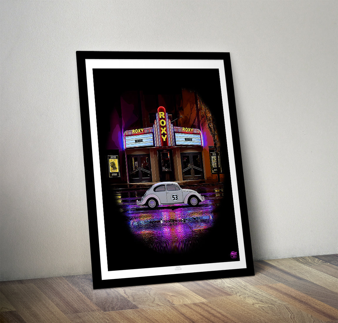Herbie VW Beetle Print - Fueled.art