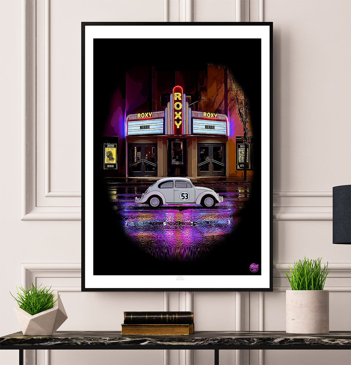 Herbie VW Beetle Print - Fueled.art