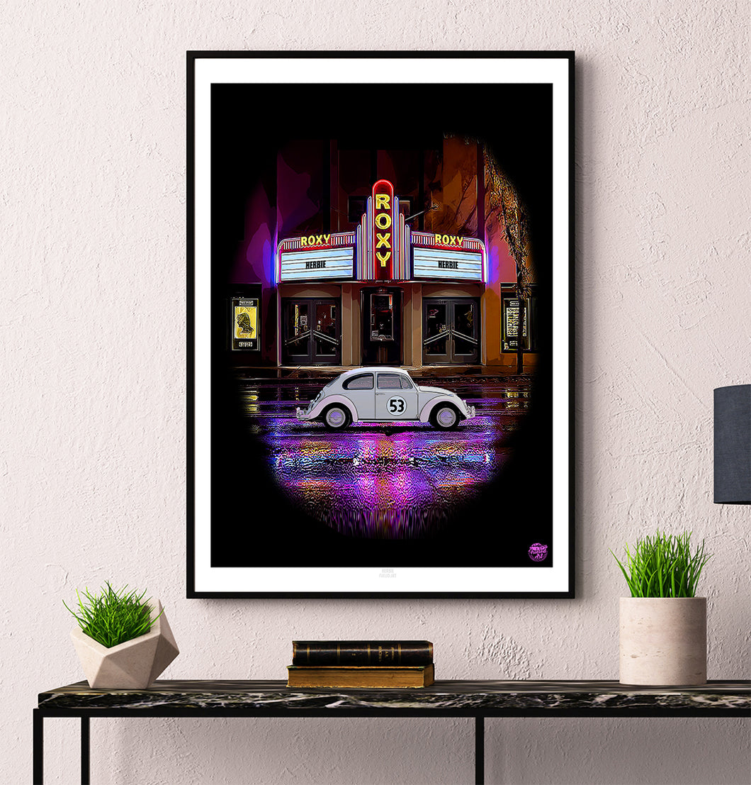 Herbie VW Beetle Print - Fueled.art