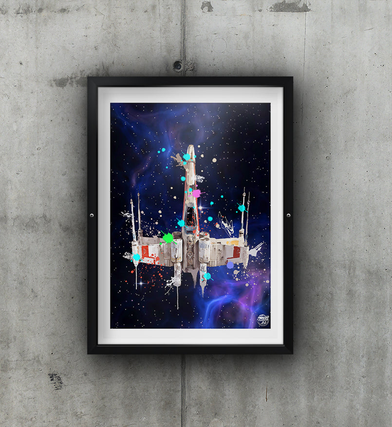 Star Wars X-Wing print - Fueled.art